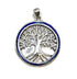 Sterling Silver with Stone of Israel Tree of Life Pendant